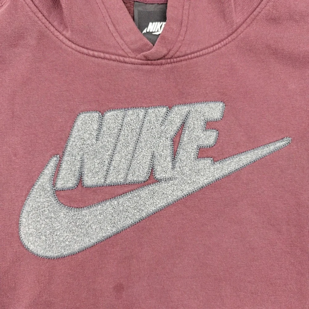 Nike Hoodie Sweatshirt Youth XL Red Pullover Fleece NIKE Swoosh‎ Graphic